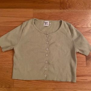 sage green princess polly top